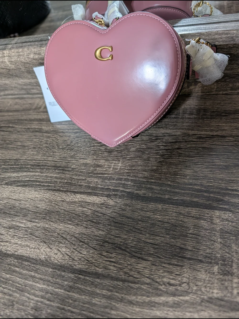Coach Heart Crossbody Bag in Pink